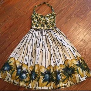 Anthropologie Girls From Savoy swing dress💛